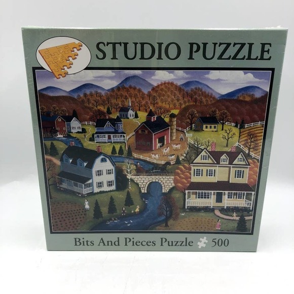 Bits and Pieces Studio Puzzle Set of 2 NIB - Picture 7 of 15